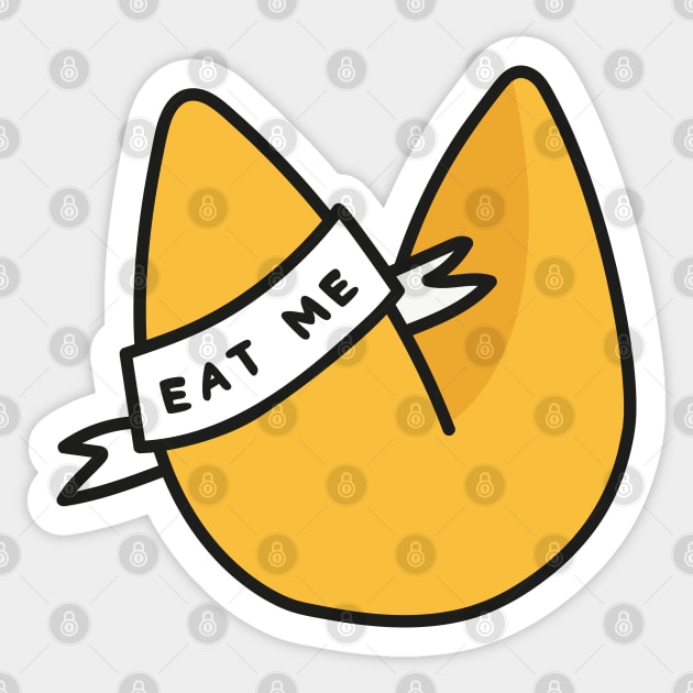 Fortune cookie Sticker by Eva Martinelli